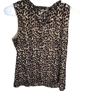 J.Crew leopard  blouse size x small